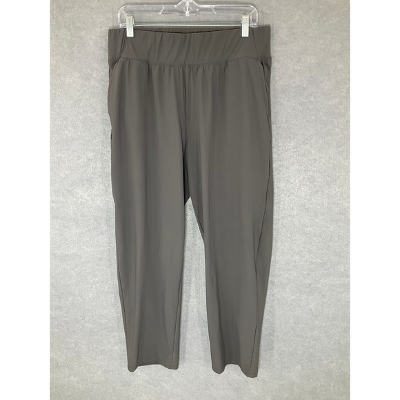 Freely Womens Athleisure Pants‎ Stretch Knit Lounge Lightweight Pockets Gray XL - Picture 1 of 13